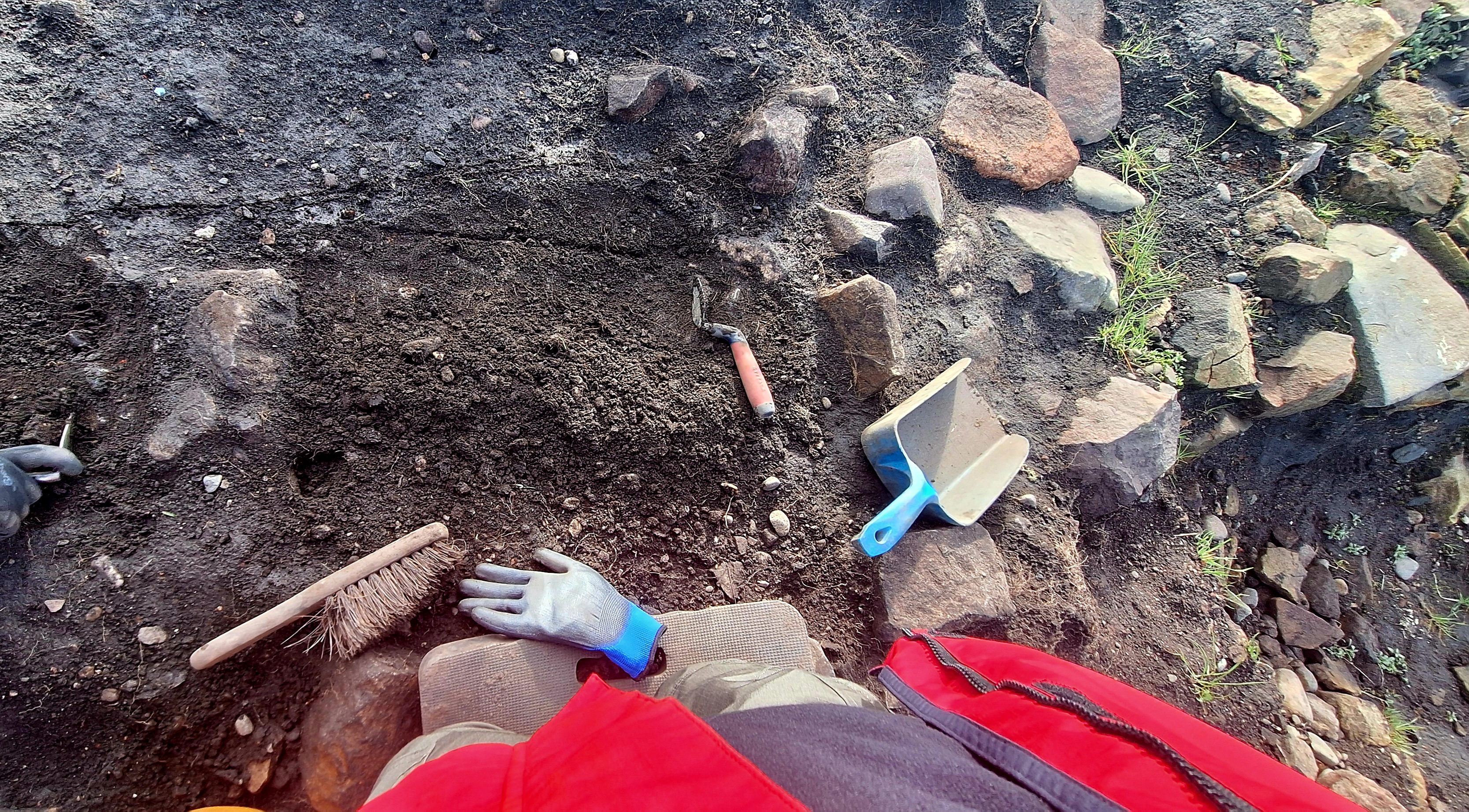 Morning dig session