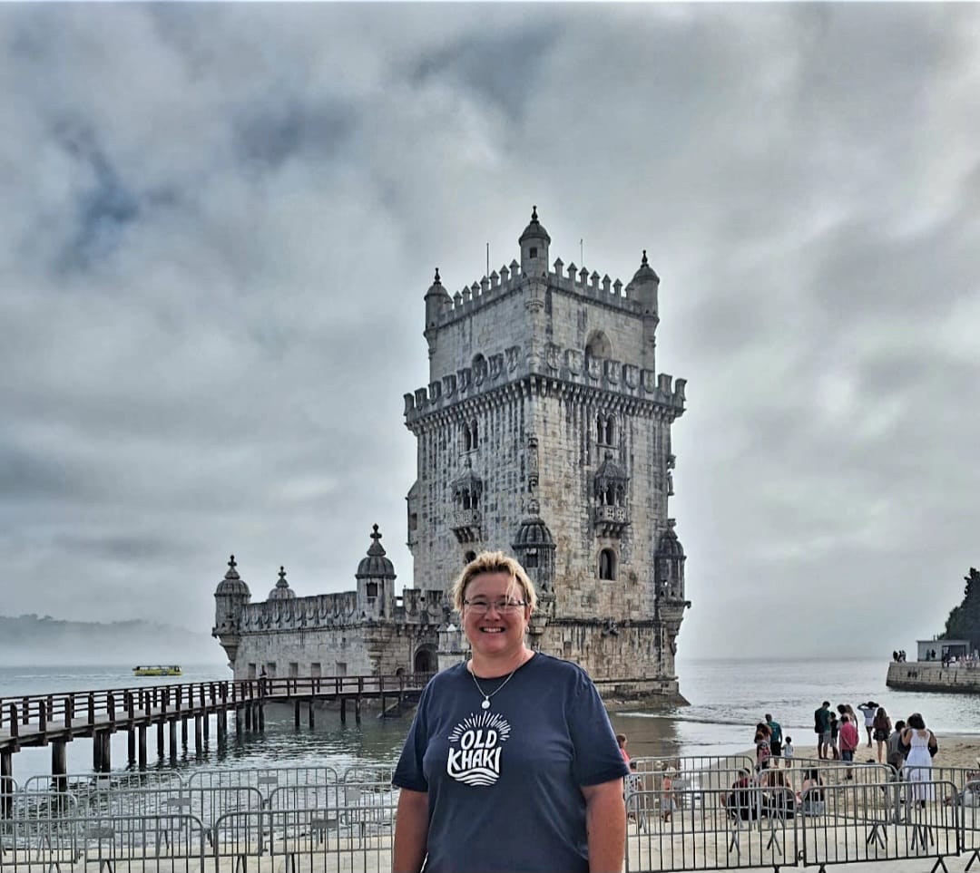 Elanie at Belem Tower