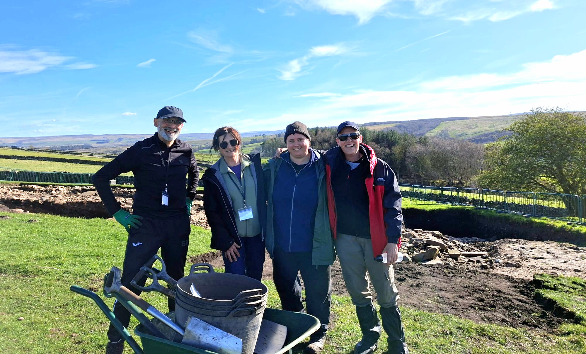 Team at the dig