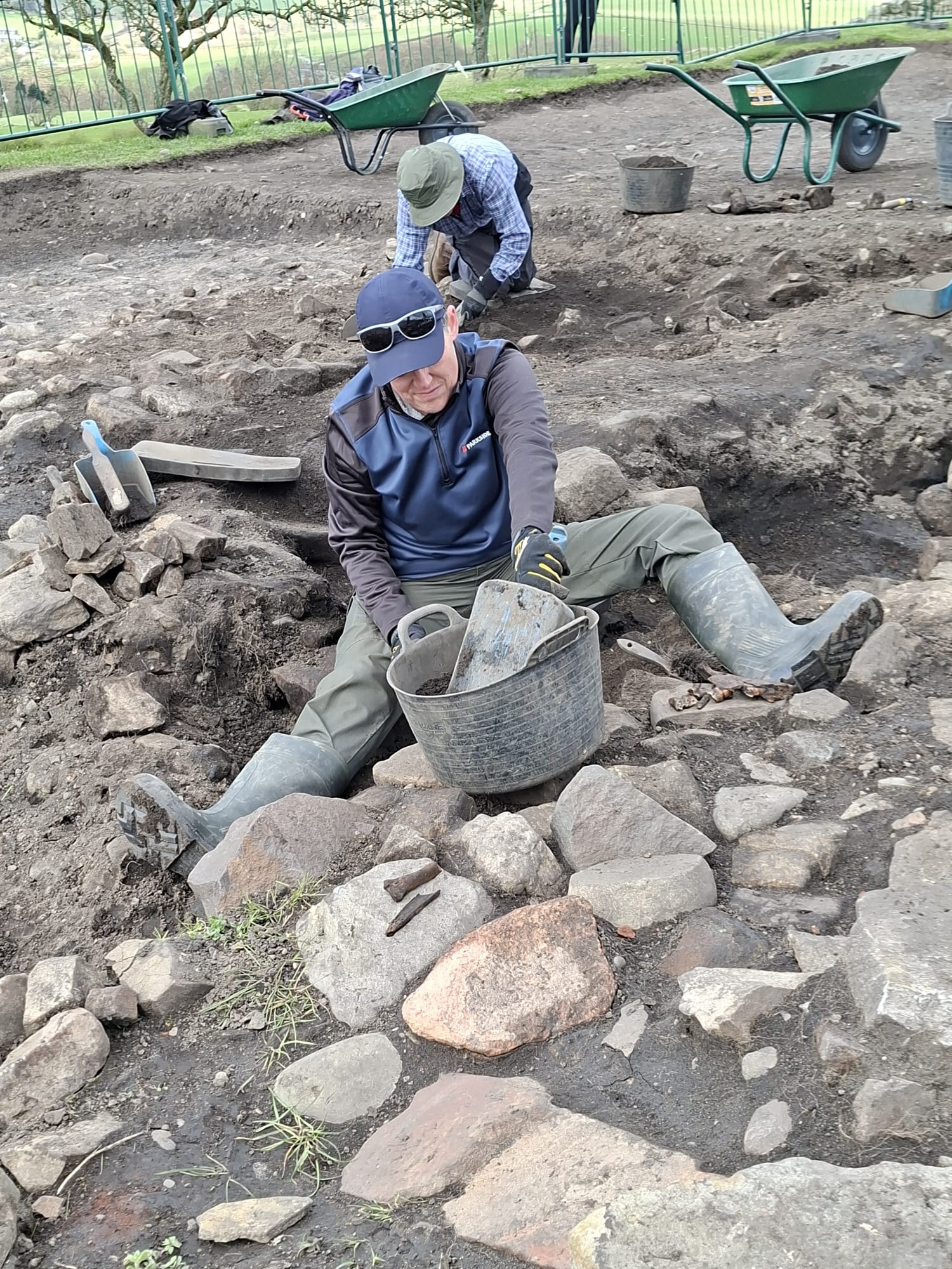 Working in the trench